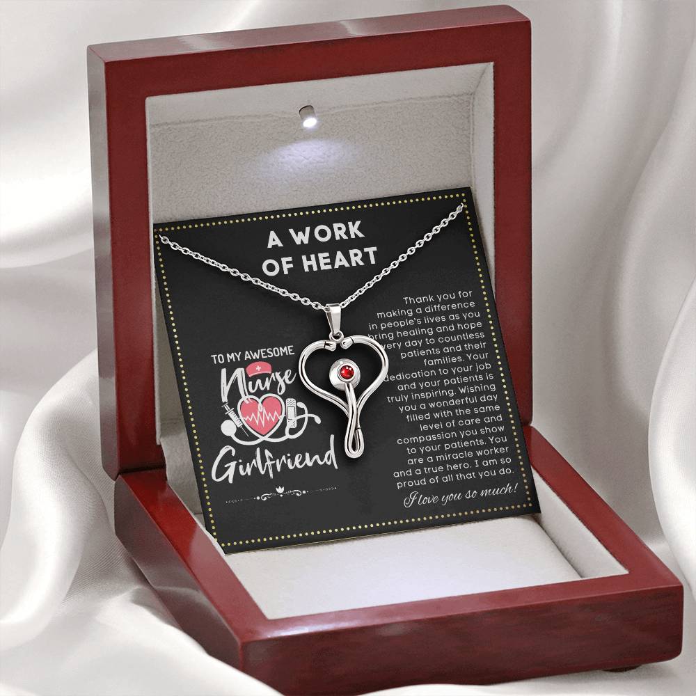 JGF Jewelry Gifts For Family My Girlfriend Is A Nurse Practitioner