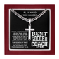 JGF Jewelry Gifts for Family Soccer Coach Thank You Gift