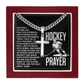 JGF Jewelry Gifts for Family Ice Hockey Necklace For Men Coach