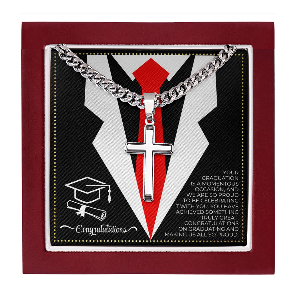 JGF Jewelry Gifts for Family Fireman Firefighter Graduation Gifts for Men