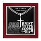 JGF Jewelry Gifts for Family Thank You Coach Soccer Card