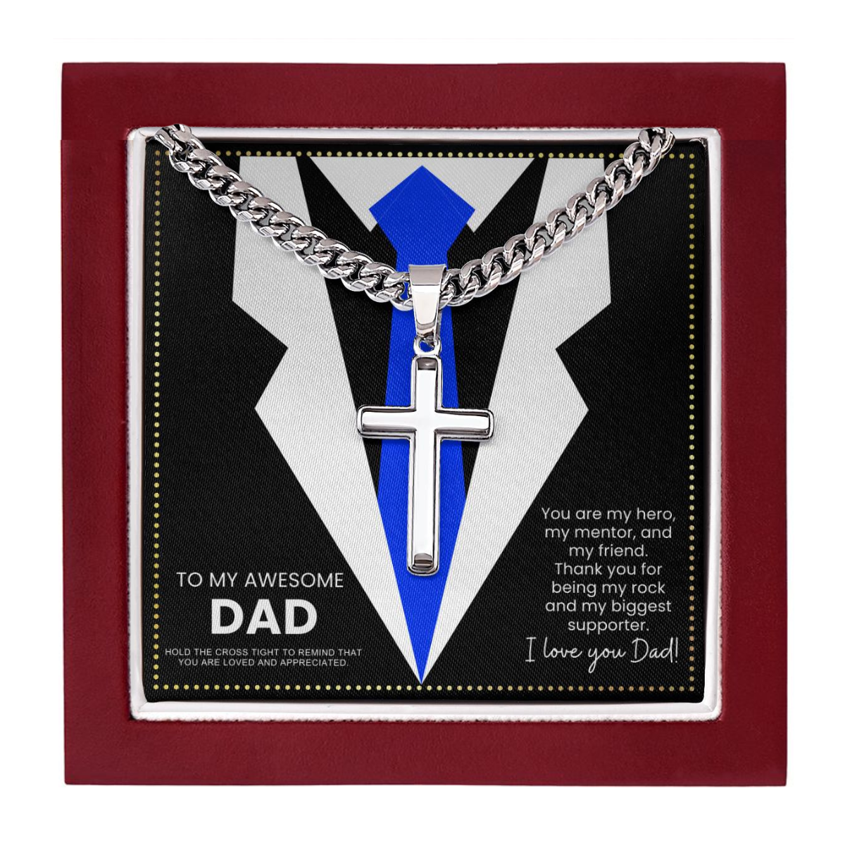 JGF Jewelry Gifts for Family Gifts For Dad Who Wants Nothing And Has Everything From Daughter