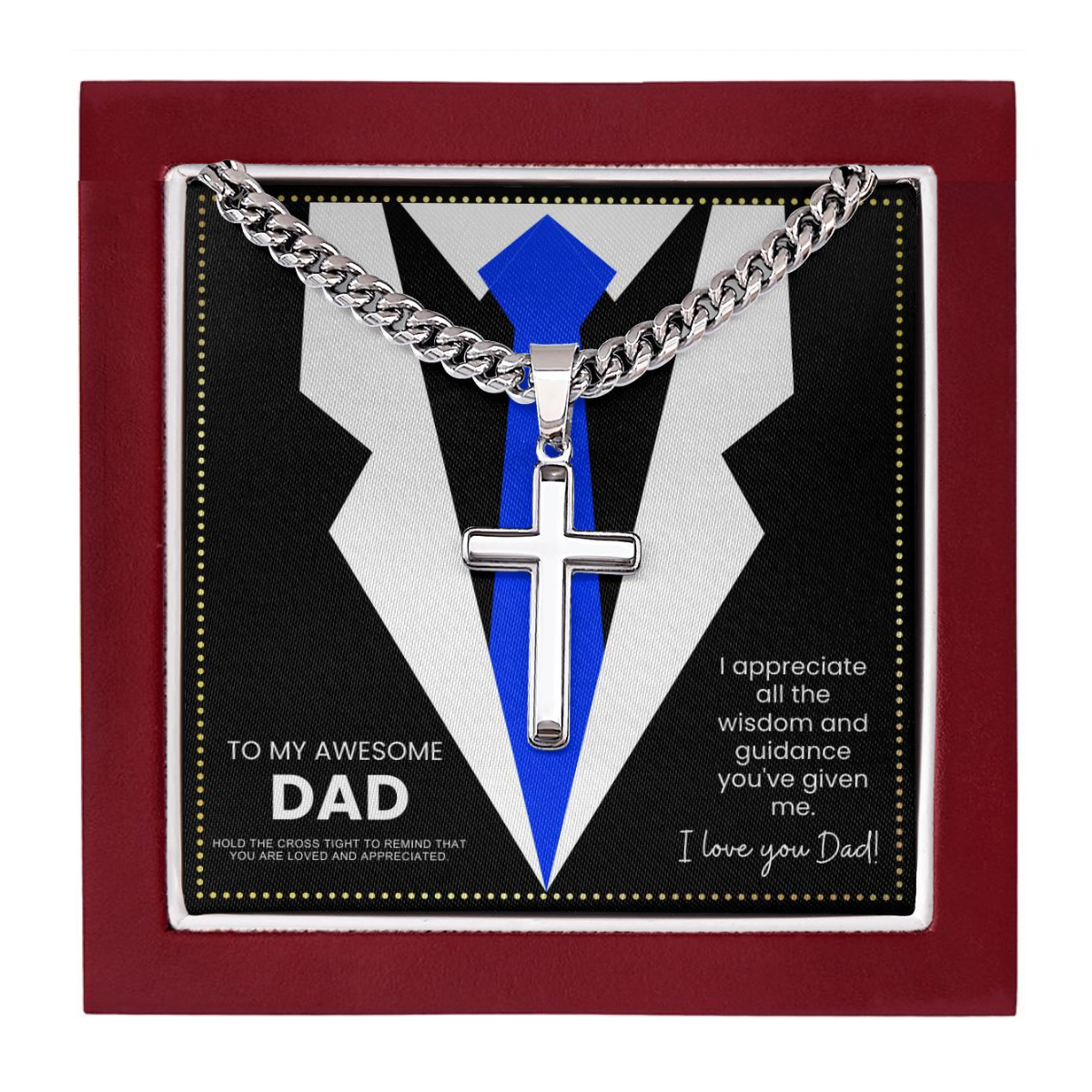 JGF Jewelry Gifts for Family Dad Gifts For Birthday From Daughter