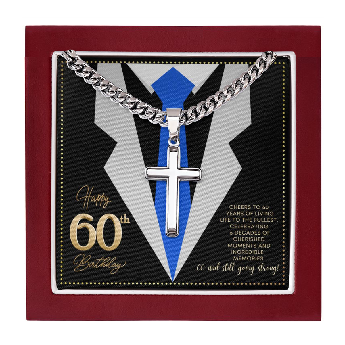 JGF Jewelry Gifts for Family 60 Year Old Gifts For Men